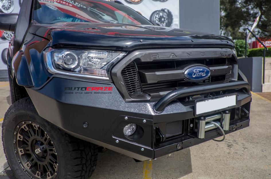 FORD RANGER HOSS XD II SATIN BLACK DARK TINT